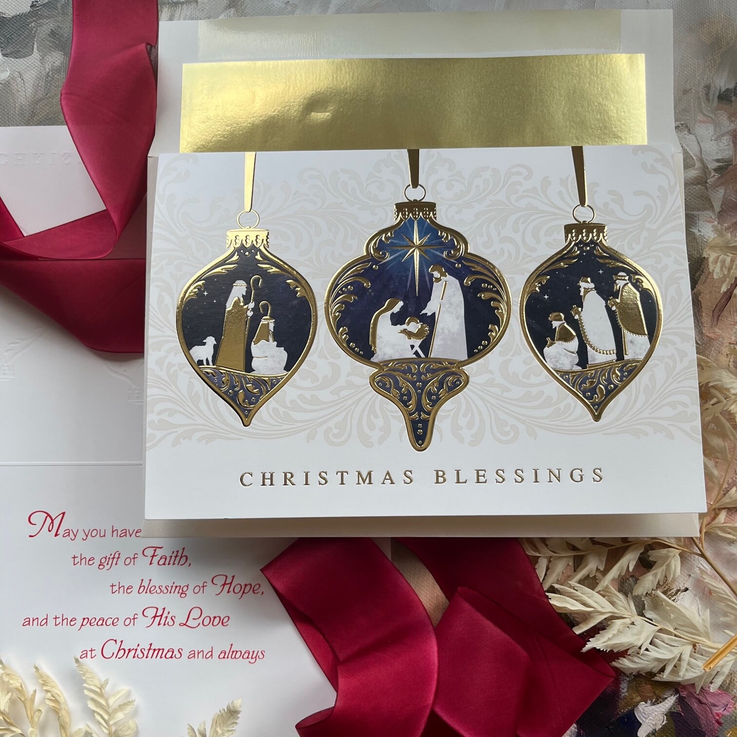 Religious Christmas Cards Personalized Boxed Christmas Cards Etsy