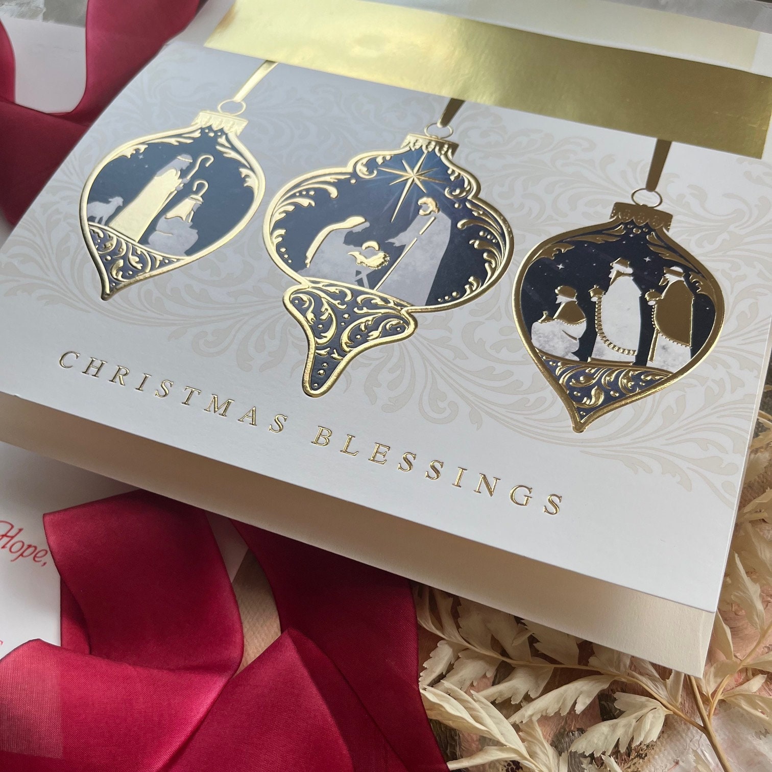 Religious Christmas Cards Personalized Boxed Christmas Cards Etsy