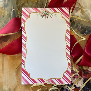 Blocco note di Natale, lista delle cose da fare per le feste, carta da lettere, regalo per insegnanti di Natale, cancelleria per le feste, regalo per hostess per lei