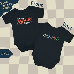 Body de bebé MTG / Anuncio de embarazo de Magic the Gathering / Futuro jugador de Magic / The Five Thirty One
