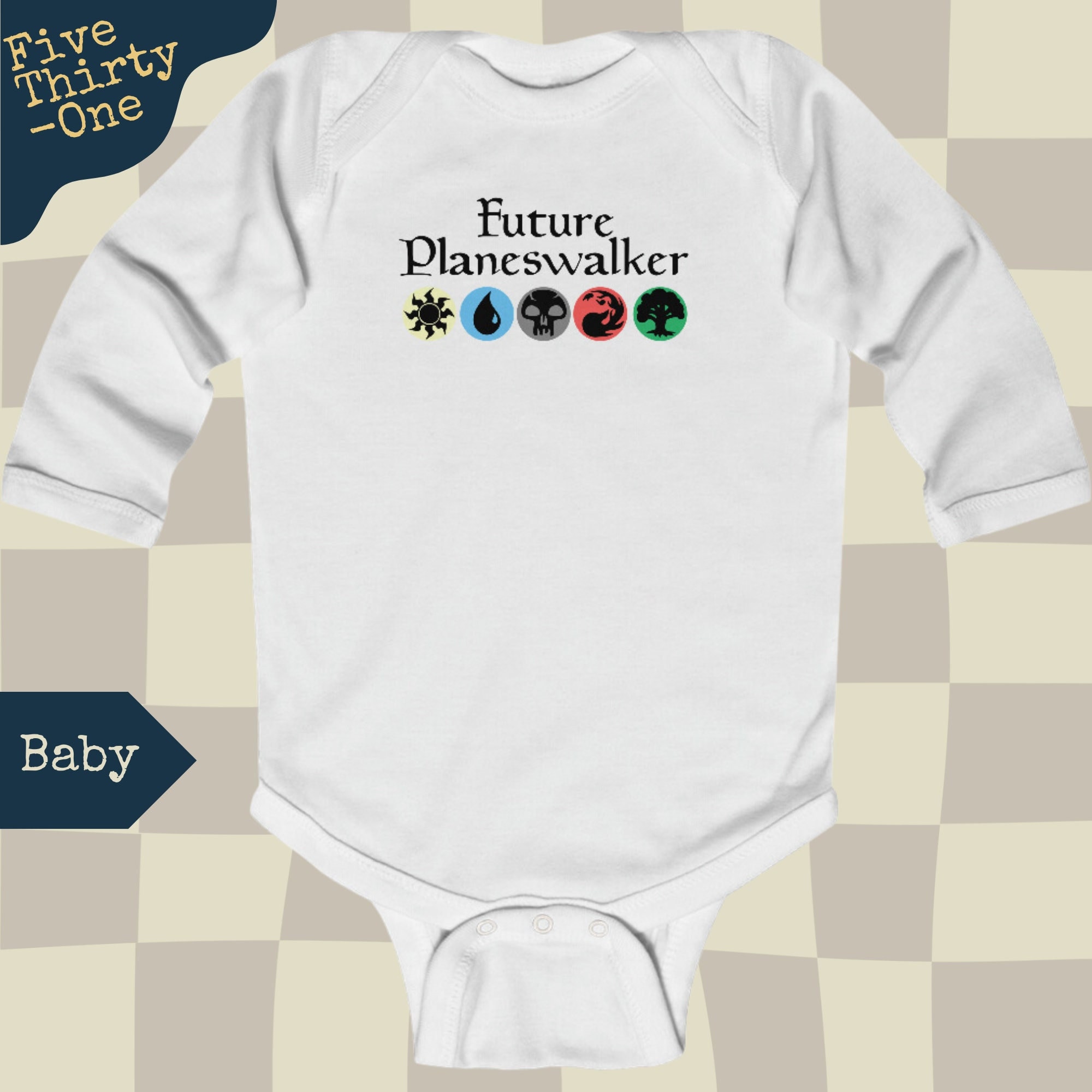 MTG Baby Long Sleeves Bodysuit | Magic the Gathering Baby Clothes