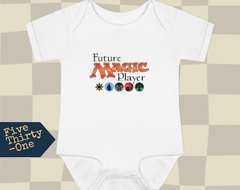 Body bébé MTG | Faire-part de grossesse Magic the Gathering | Futur joueur de magie | Les cinq heures trente et un