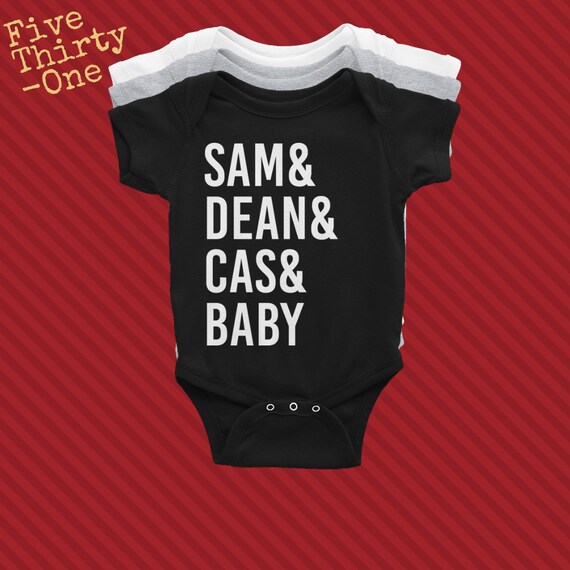 supernatural baby onesie