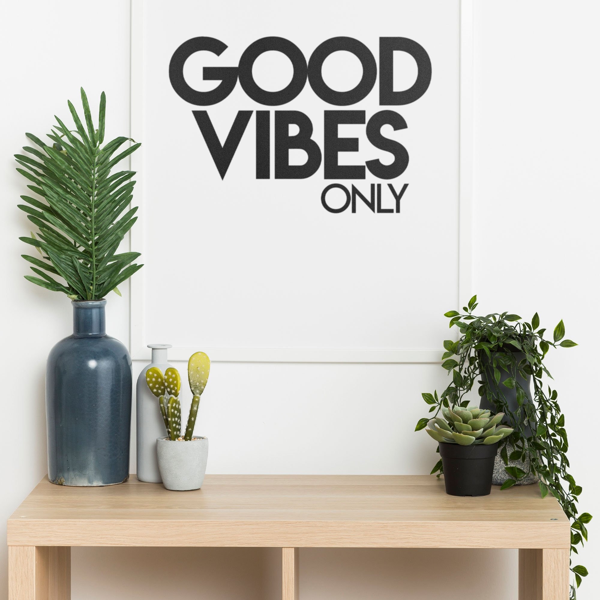 Good Vibes Only Wall Print Modern Home Decor Wall Art Idea Etsy