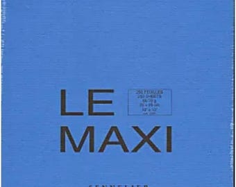 Sennelier Le Maxi Drawing Pad 250 Sheets 90g 10x10" Square Sketchbook N132775