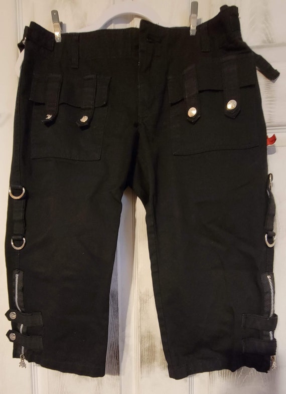 Vintage 90s TRIPP NYC Black Punk Capri - Etsy Canada