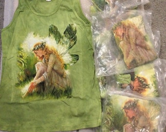 The Mountain Vintage Green Forrest Fairy tank.