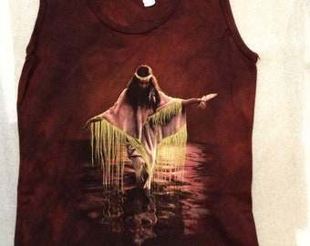 Beautiful girls size large Indigenous woman dancing in water. Never worn new.