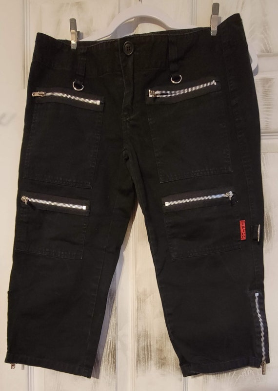 Vintage 90s TRIPP NYC Black capri