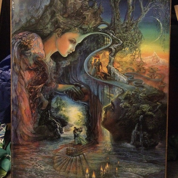 Josephine Wall poster Sweet Synergy in plastic 16x20