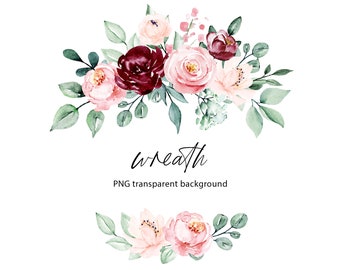 Download Watercolor Flowers Svg Etsy