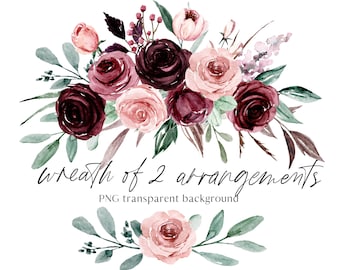 Download Watercolor Flowers Etsy