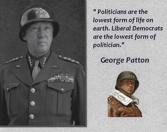 Image result for george patton like crap through a goose gif