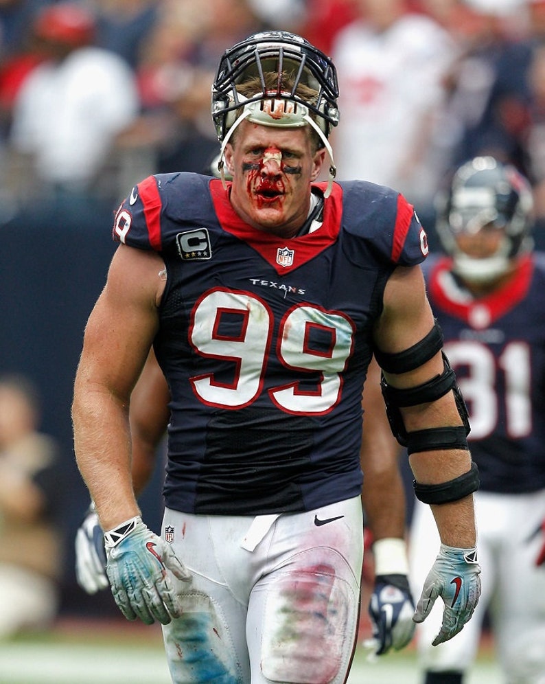 Image result for JJ Watt blood