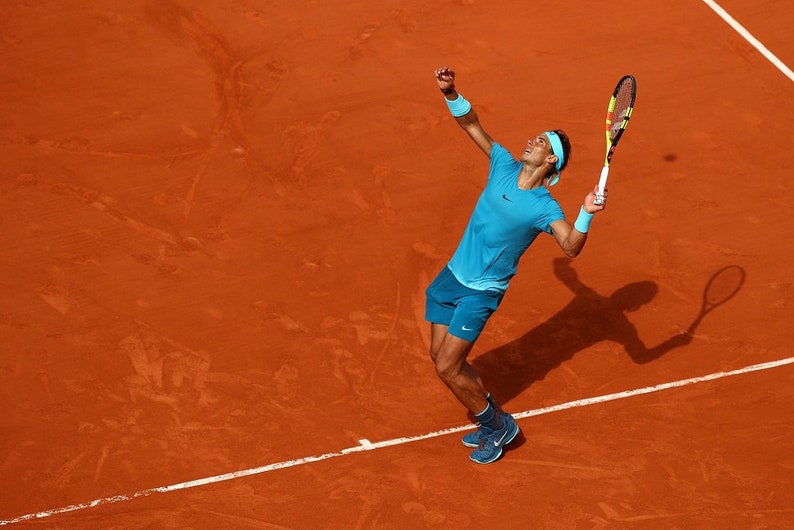 Rafael Rafa Nadal 2 Spanish Professional Tennis Player Legend Champion Poster