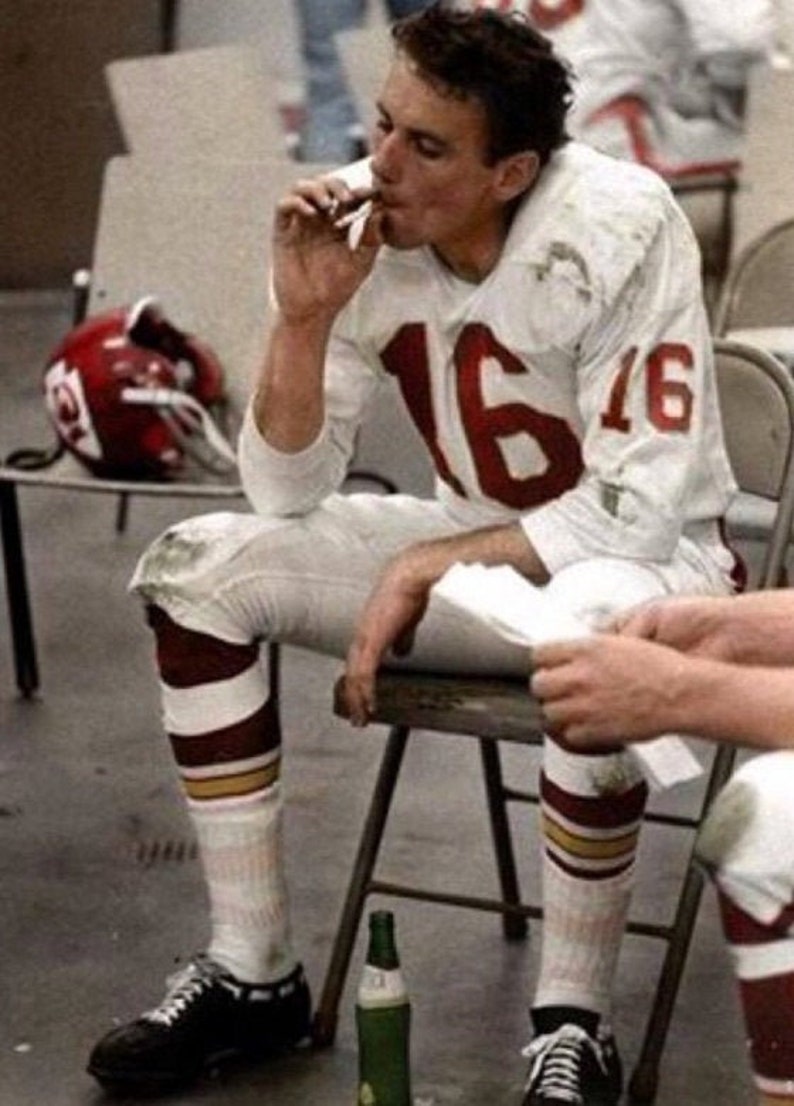 Image result for len dawson smoking