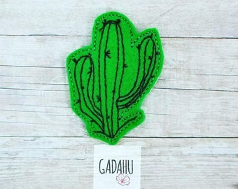 Fichier de conception de cactus feltie vec broderie