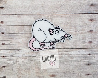 Rat feltie ITH Embroidery design file