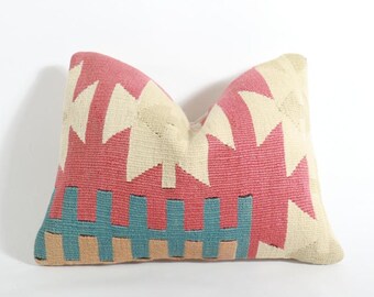 Maison Hecor, 30 x 40 cm, art turc, produits tissés à la main, oreiller décoratif kilim, housse de coussin 40 x 30 cm, articles vintage, taie d'oreiller, salon