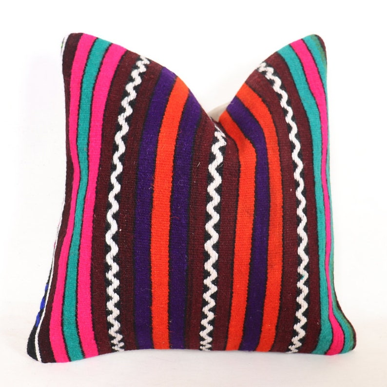 anatolian pillow case,kilim pillow case kilim cover \u00d6 22 kilim pillow Primitive Pillow Sofa Seat Brown shabby chic cushion knitted throw
