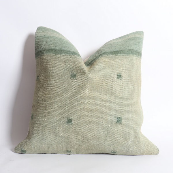 kilim pillow, 60x60 pilow .24x24 inc.Primitive Pillow, Sofa Seat Brown,shabby chic cushion, knitted throw.floral throw, cushion cover.