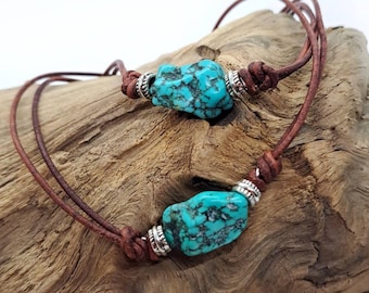 Western Turquoise Choker Necklace, Turquoise Southwest Necklace, Boho Cowgirl Necklace Jewelry, Western Jewelry Women, Southwestern Rodeo