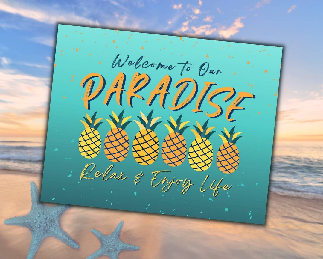 Instant Download Printable Pineapple Home Decor, Florida Decor
