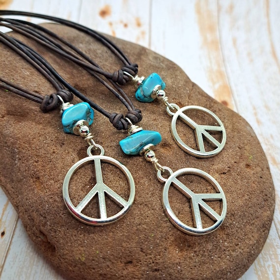 Peace Sign Earrings Gold Peace Signs Peace Charm - UK