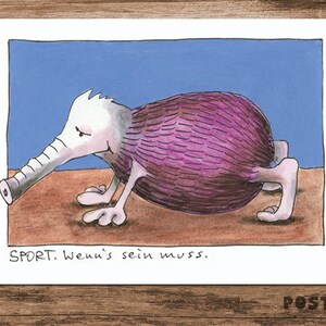 Carte postale « Sport. S’il le faut.