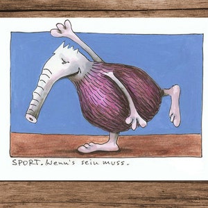 Carte postale « Sport. S’il le faut.