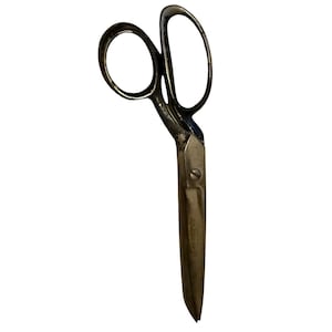 Vintage WISS Inlaid Shears Scissors Heavy Duty Steel Forged 8"