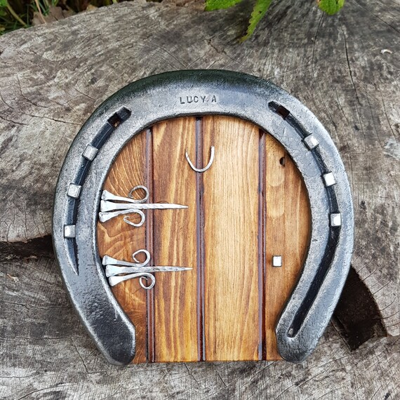 Hufeisen Fee Tur Fur Haus Oder Garten Reiter Geschenk Etsy