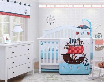 pirate crib sheets