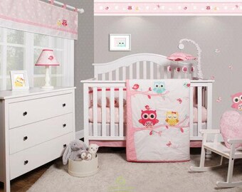 Owl Crib Quilt Etsy