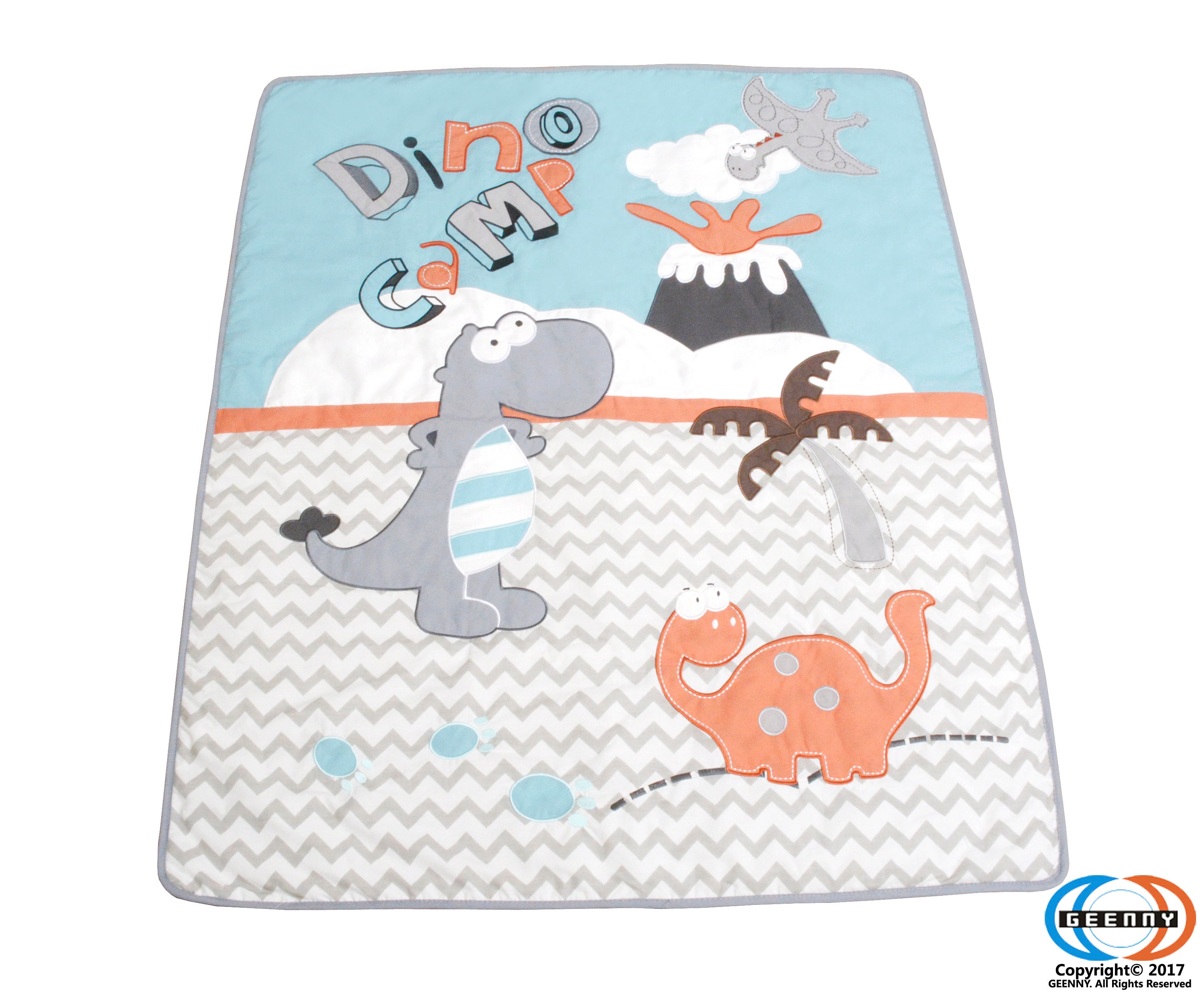 Boutique Baby Boy Dinosaurs 13pcs Crib Bedding Set Etsy