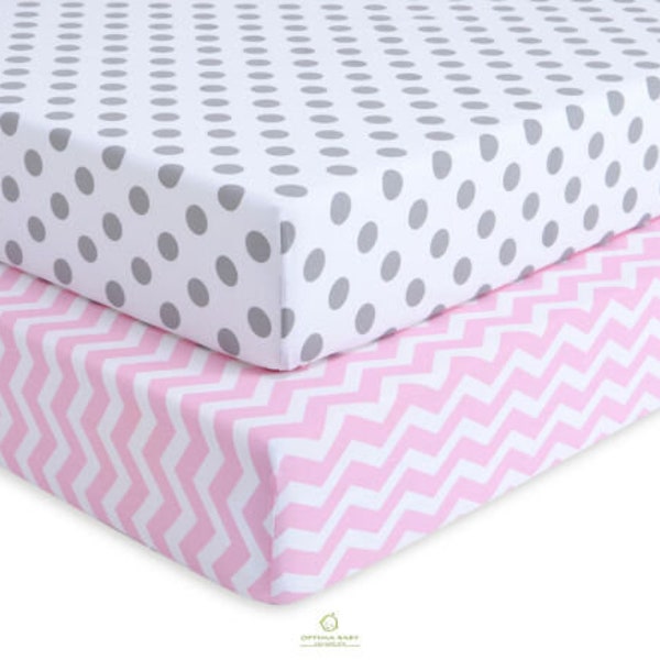 Polka Dot Crib Sheet Etsy