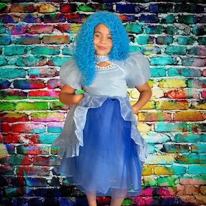 Descendants 4 Rise of Red, Princess Chloe Short Sleeve Dress, Descendants 4 Costume, Rise of Red Inspired Cosplay