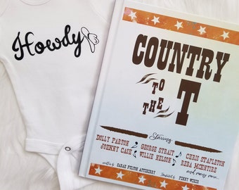 Country to the T, ABC book, Country music book, Baby Boy, Baby girl, Baby shower gift, Newborn baby, Pregnancy photo shoot