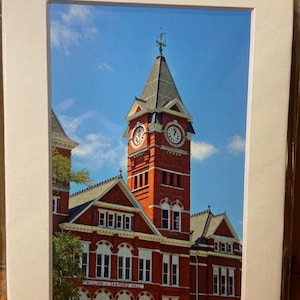 Samford Hall, Auburn University, Auburn, AL 4x6 photo, 5x7 Mat