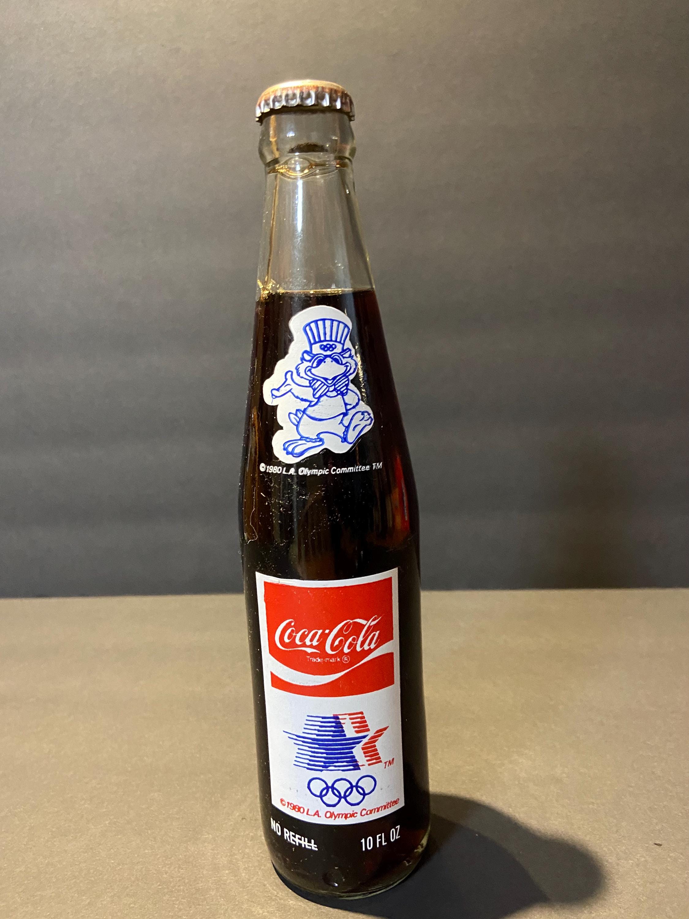 Vintage 1984 Coca Cola Los Angeles LA Olympics Soda Pop Full Coke