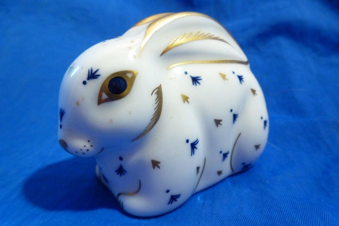 Crown Derby Rabbit - Etsy