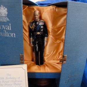 Royal Doulton 1981 HRH Prince Philip Duke of Edinburgh To Celebrate 60th Birthday Figurine Hand-Painted Bone China HN2386 Ltd Ed 834 of 1500