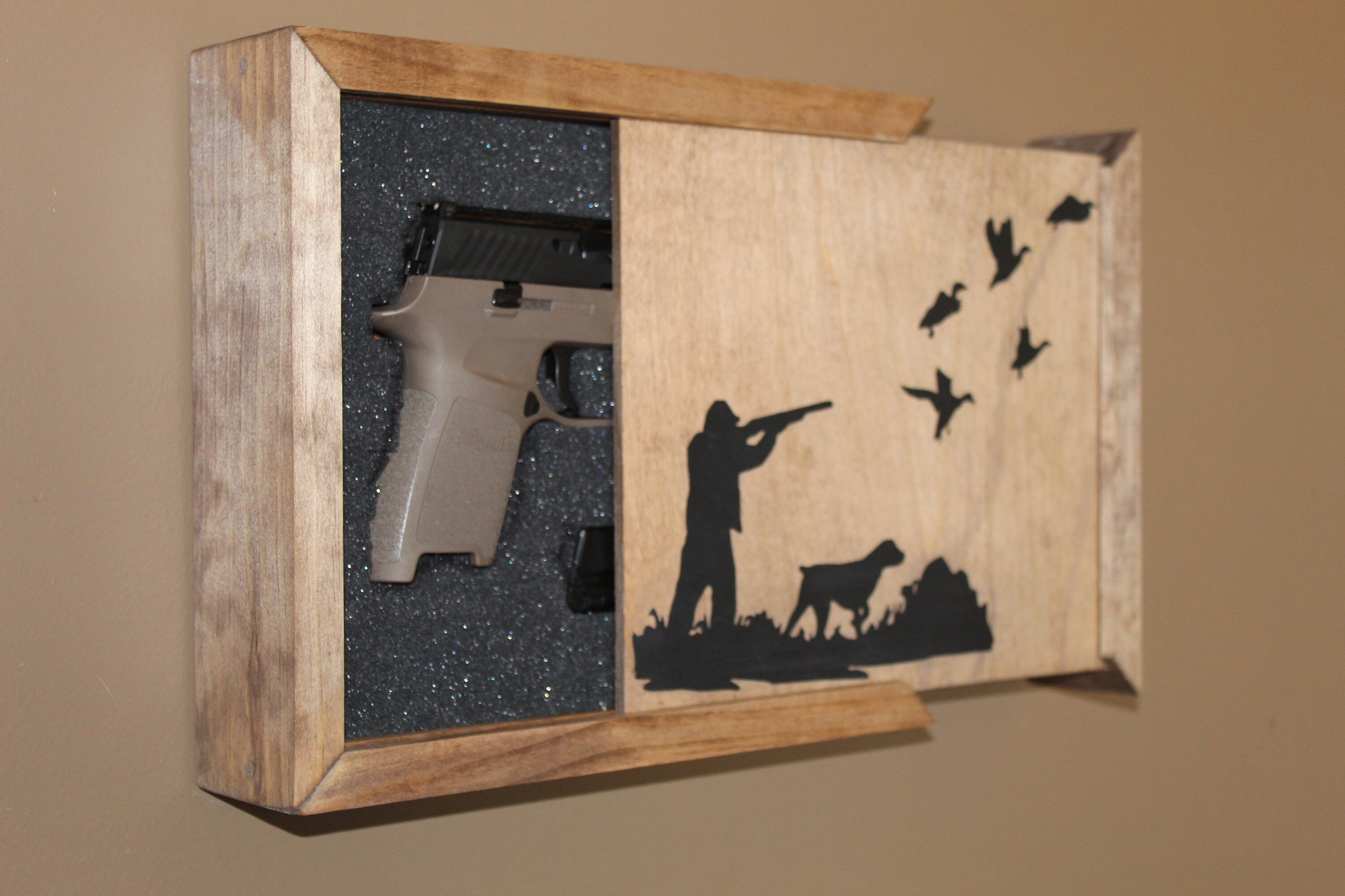 Top best seller Shadow box gun case concealed gun storage Etsy