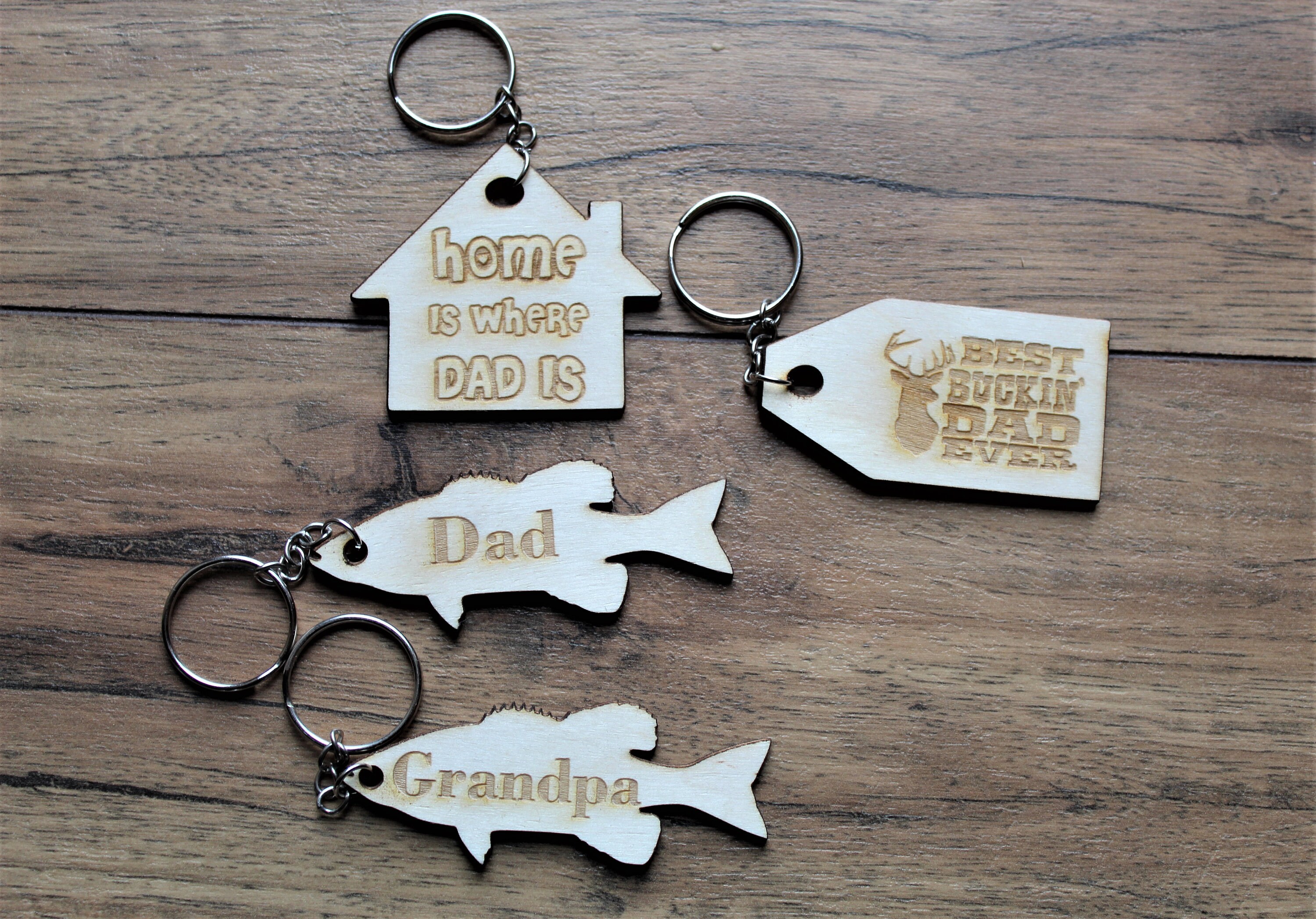 Fathers Day Key Chain, Dad, Fathers Day Gift, Papa, Grandpa, Keychains,  Wooden Key Chain, Engraved Key Chain, Custom Engraved Gifts -  Singapore