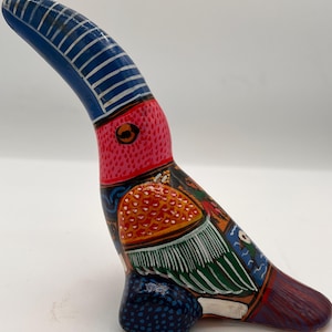Mexican Folk Art Tonala Toucan Bird