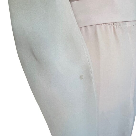 Miss Elliette VTG ‘70s Blush Crepe Chiffon Rhines… - image 3