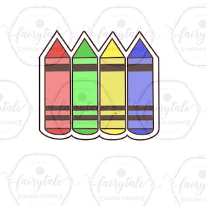 Crayons Cookie Cutter - Back to School / Teacher Appreciation