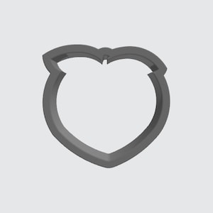 Peach Emoji / Peach Cookie Cutter