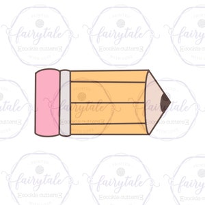 Chubby Pencil Cookie Cutter - Back To School / Teacher Appreciation