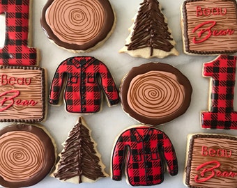 Lumber Jack / Woodland 3 Cookie Cutter Set